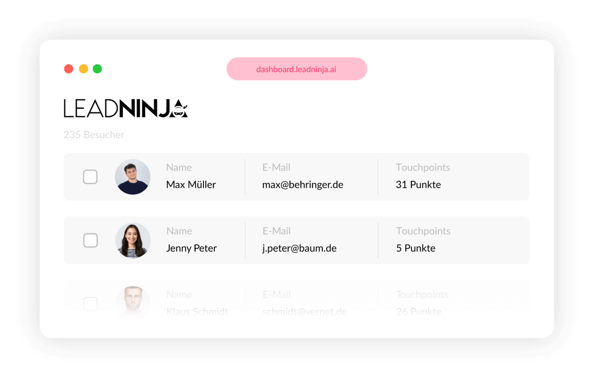 LeadNinja Dashboard