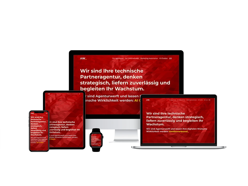 Digitale Services Schweiz | UX & Web-Design Mockup